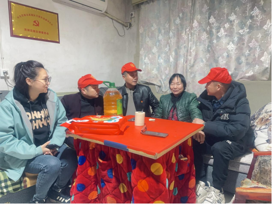 芙蓉街道新河社区开展走访慰问活动