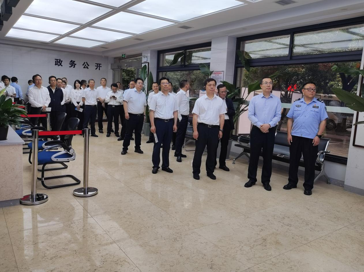 武陵区司法局迎接全省信访工作领导参观指导