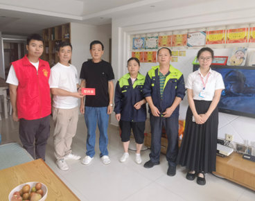 穿紫河街道开展走访慰问烈士遗属活动