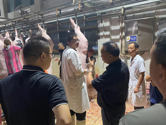 武陵区开展生猪屠宰专项检查活动