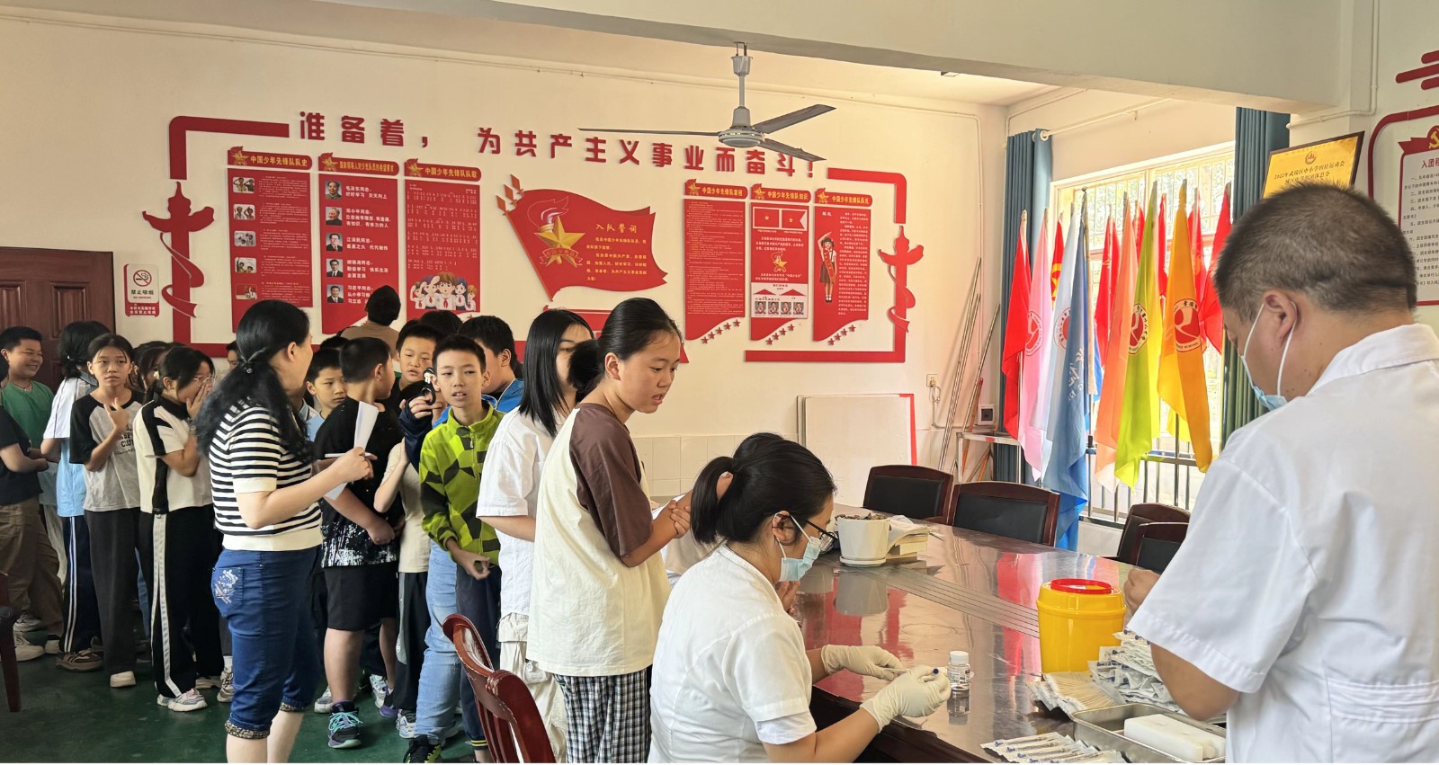 丹洲乡卫生院开展中学结核筛查 筑牢校园健康防线