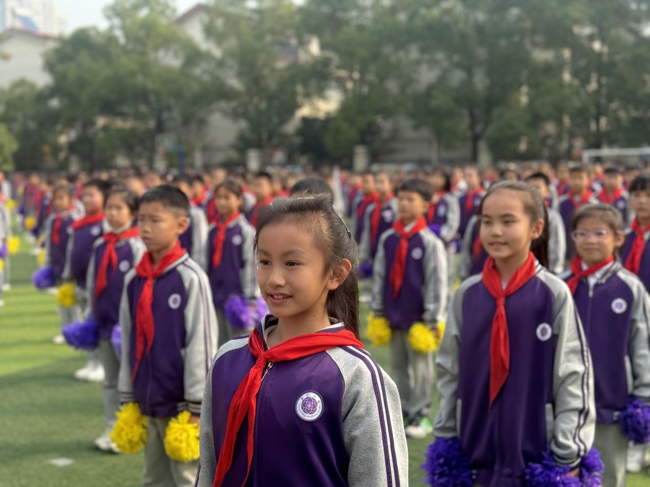 紫菱小学：阳光大课间  活力满校园