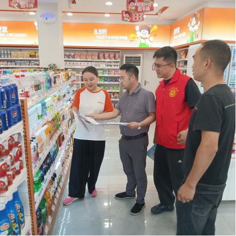 河洑镇岩桥社区开展防范非法集资宣传教育活动